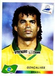 Sticker Goncalves - Fifa World Cup France 1998 - Panini