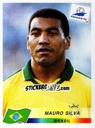 Sticker Mauro Silva - Fifa World Cup France 1998 - Panini