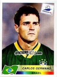 Figurina Carlos Germano - Fifa World Cup France 1998 - Panini