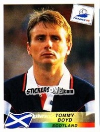 Sticker Tommy Boyd - Fifa World Cup France 1998 - Panini