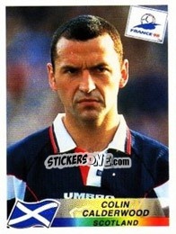 Cromo Colin Calderwood - Fifa World Cup France 1998 - Panini