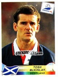 Figurina Tosh McKinlay - Fifa World Cup France 1998 - Panini