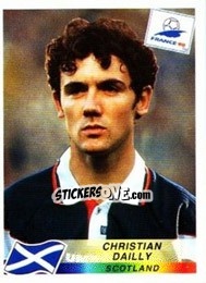 Sticker Christian Dailly - Fifa World Cup France 1998 - Panini