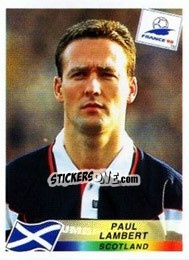 Sticker Paul Lambert - Fifa World Cup France 1998 - Panini