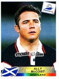 Cromo Ally McCoist - Fifa World Cup France 1998 - Panini