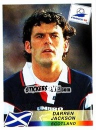 Figurina Darren Jackson - Fifa World Cup France 1998 - Panini