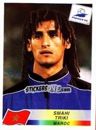 Sticker Smahi Triki - Fifa World Cup France 1998 n. 56 - Panini