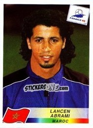 Sticker Lahcen Abrami - Fifa World Cup France 1998 n. 57 - Panini