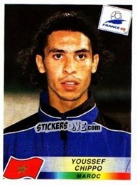 Sticker Youssef Chippo - Fifa World Cup France 1998 - Panini