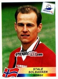 Sticker Stale Solbakken - Fifa World Cup France 1998 - Panini