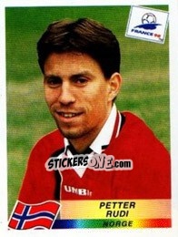 Sticker Petter Rudi - Fifa World Cup France 1998 - Panini