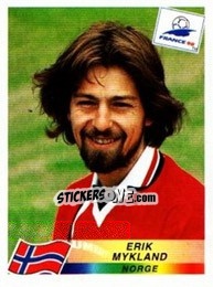 Sticker Erik Mykland - Fifa World Cup France 1998 - Panini