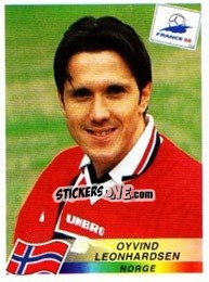 Cromo Oyvind Leonhardsen - Fifa World Cup France 1998 - Panini