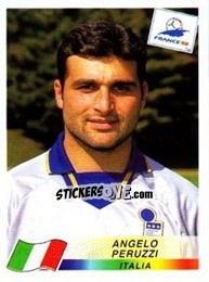 Figurina Angelo Peruzzi - Fifa World Cup France 1998 - Panini