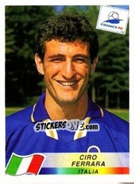 Figurina Ciro Ferrara - Fifa World Cup France 1998 - Panini