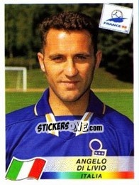 Cromo Angelo Di Livio - Fifa World Cup France 1998 - Panini