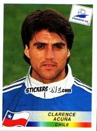 Sticker Clarence Acuna - Fifa World Cup France 1998 - Panini