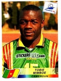 Cromo Tobie Mimboe - Fifa World Cup France 1998 - Panini