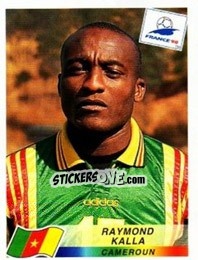 Cromo Raymond Kalla - Fifa World Cup France 1998 - Panini