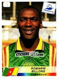 Cromo Romarin Billong - Fifa World Cup France 1998 - Panini