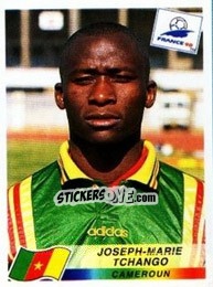 Sticker Joseph-Marie Tchango - Fifa World Cup France 1998 - Panini