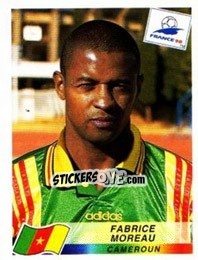 Sticker Fabrice Moreau - Fifa World Cup France 1998 - Panini