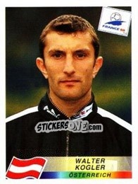 Sticker Walter Kogler - Fifa World Cup France 1998 - Panini