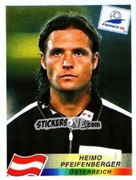 Cromo Heimo Pfeifenberger - Fifa World Cup France 1998 - Panini