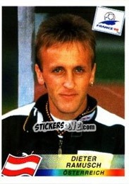 Sticker Dieter Ramusch - Fifa World Cup France 1998 - Panini