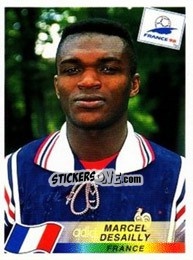 Sticker Marcel Desailly - Fifa World Cup France 1998 - Panini