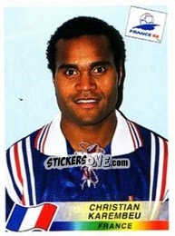 Sticker Christian Karembeu