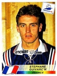 Cromo Stephane Guivarc'H - Fifa World Cup France 1998 - Panini