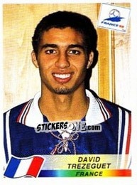 Cromo David Trezeguet - Fifa World Cup France 1998 - Panini