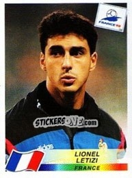 Figurina Lionel Letizi - Fifa World Cup France 1998 - Panini