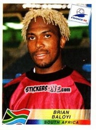 Figurina Brian Baloyi - Fifa World Cup France 1998 - Panini