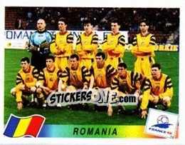 Figurina Team Romania - Fifa World Cup France 1998 - Panini