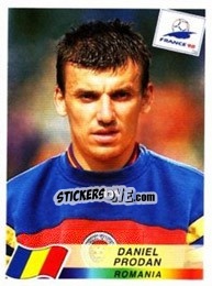 Sticker Daniel Prodan - Fifa World Cup France 1998 - Panini