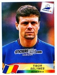 Sticker Tibor Selymes - Fifa World Cup France 1998 - Panini