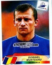 Figurina Dorinel Munteanu - Fifa World Cup France 1998 - Panini