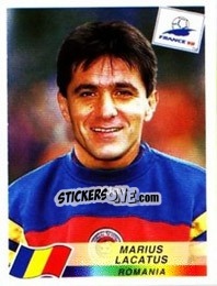 Figurina Marius Lacatus - Fifa World Cup France 1998 - Panini
