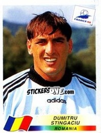 Cromo Dumitru Stingaciu - Fifa World Cup France 1998 - Panini