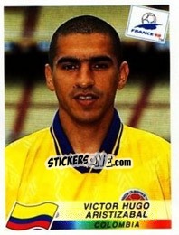 Cromo Victor Hugo Aristizabal - Fifa World Cup France 1998 - Panini