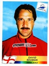 Sticker David Seaman - Fifa World Cup France 1998 - Panini