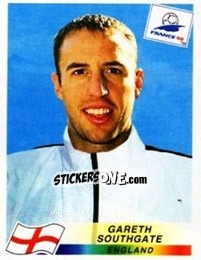 Sticker Gareth Southgate - Fifa World Cup France 1998 - Panini