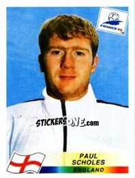 Figurina Paul Scholes - Fifa World Cup France 1998 - Panini