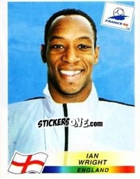 Sticker Ian Wright - Fifa World Cup France 1998 - Panini