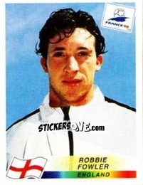 Figurina Robbie Fowler - Fifa World Cup France 1998 - Panini