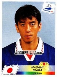 Sticker Masami Ihara - Fifa World Cup France 1998 - Panini