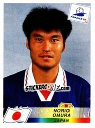 Sticker Norio Omura - Fifa World Cup France 1998 - Panini