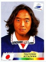 Sticker Tsuyoshi Kitazawa - Fifa World Cup France 1998 - Panini
